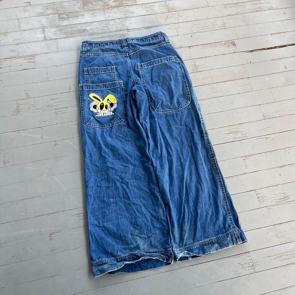 Alab Jnco-style Streetwear Y2K Super Baggy Jeans